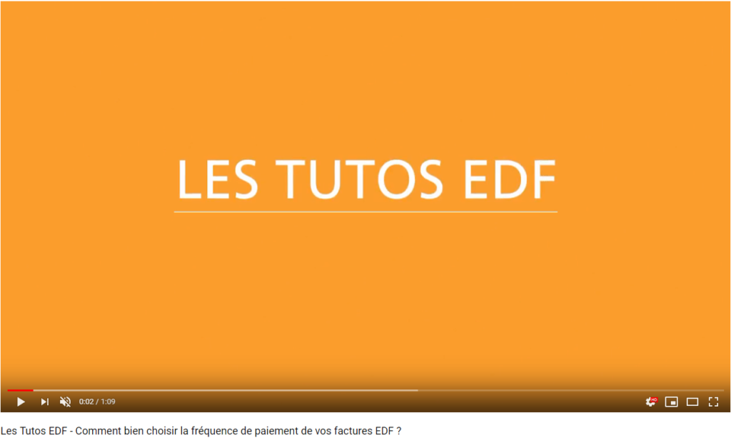tutoriel edf