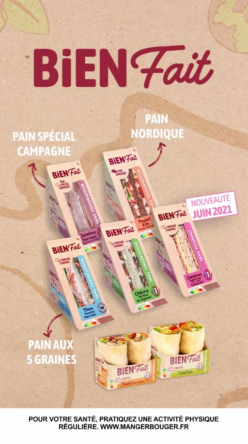 daunat bien fait sandwich