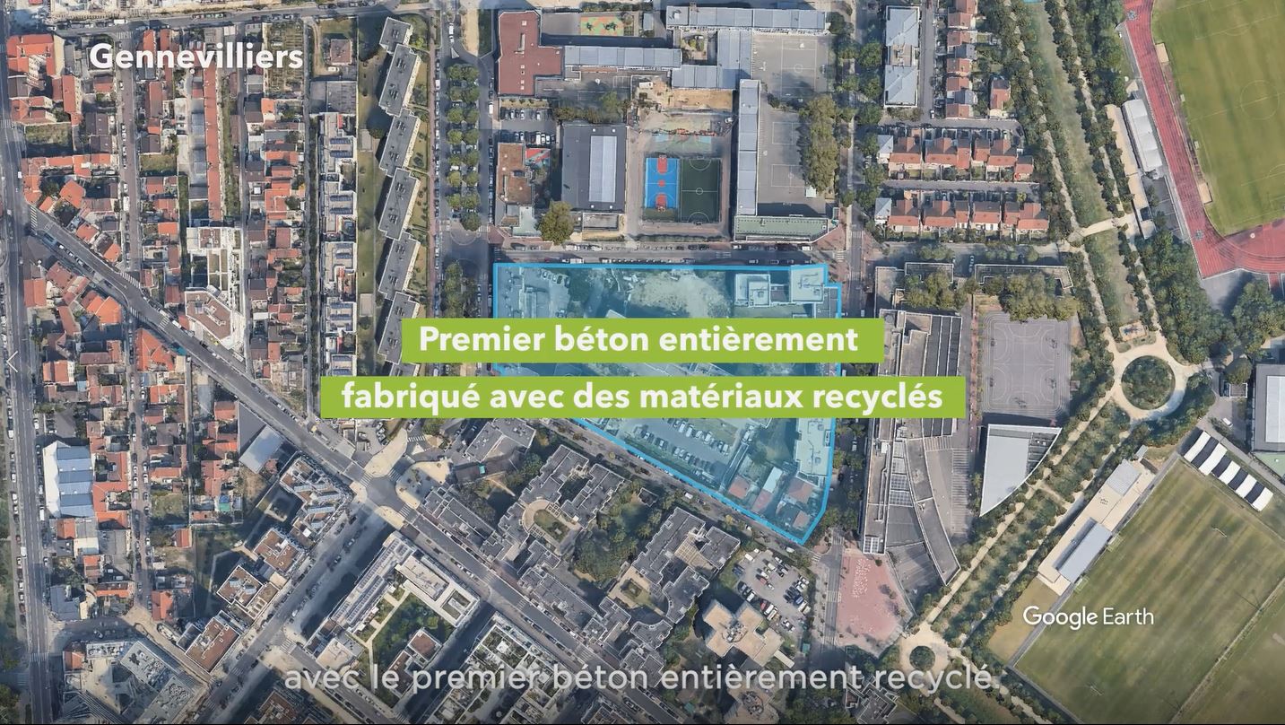 Plan google hearth et texte en motion design