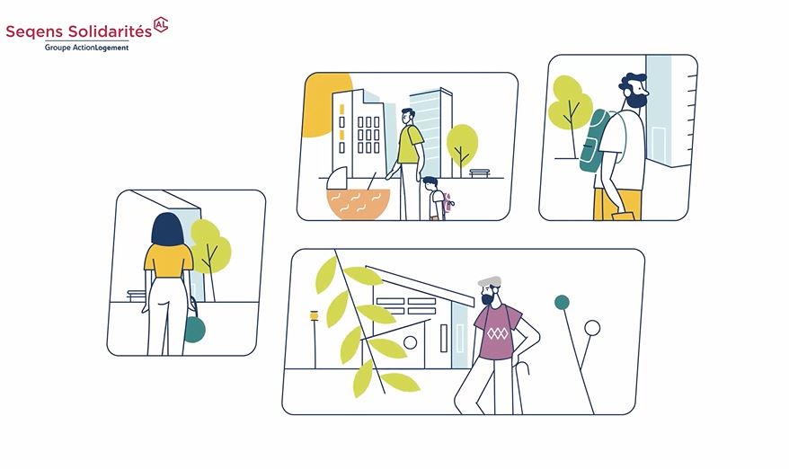 Plan montrant le fonctionnement du recyclage