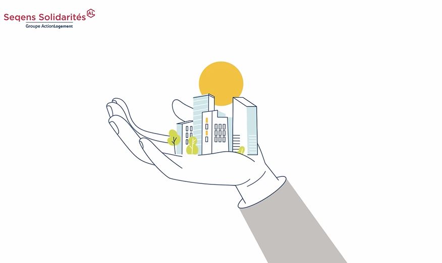 Plan google hearth et texte en motion design