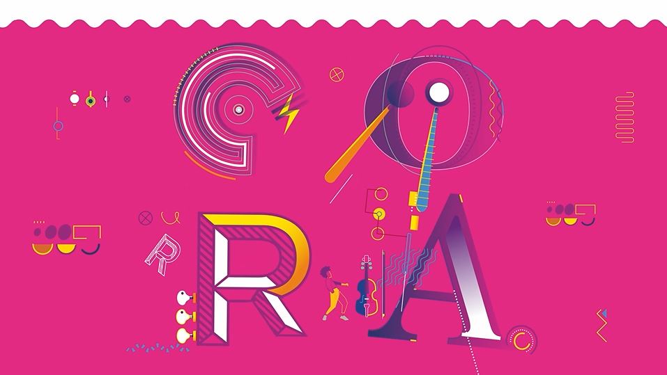 Animation des lettres "cora"