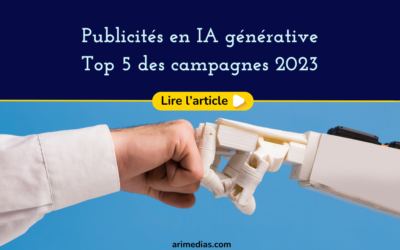 Publicités en IA générative Top 5 des campagnes 2023