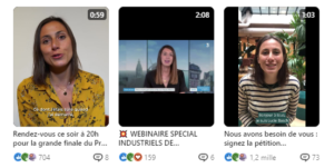 Capture d'écran Linkedin (personal branding)