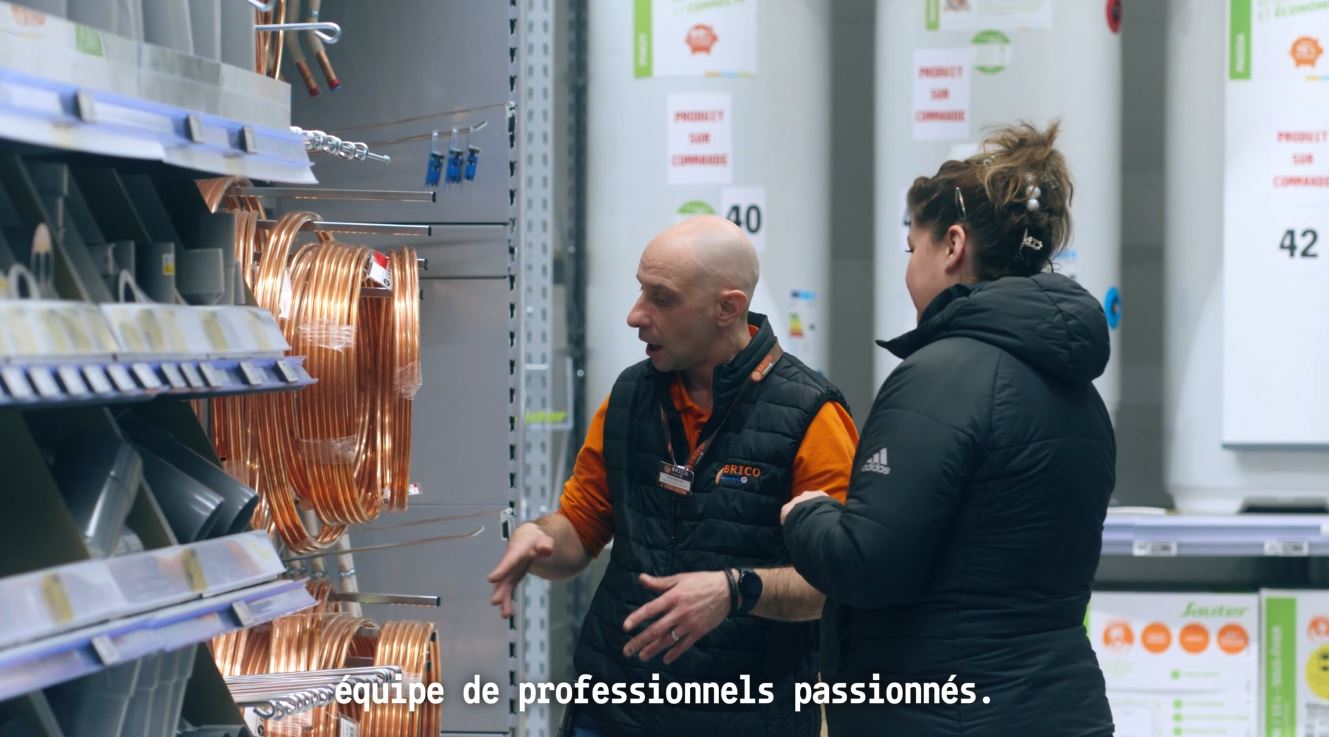 Spot tv pour la télévision segmentée pour le magasin Brico Leclerc