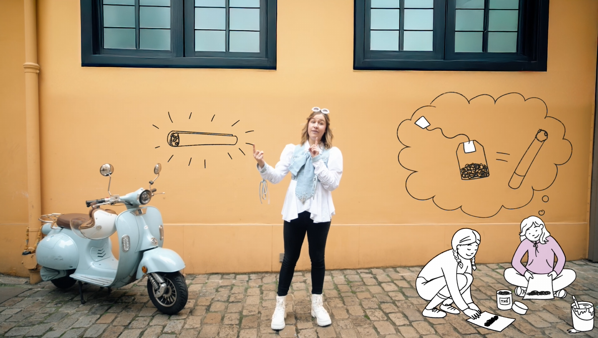 Capture d'écran de la vidéo publicitaire de Magasin U